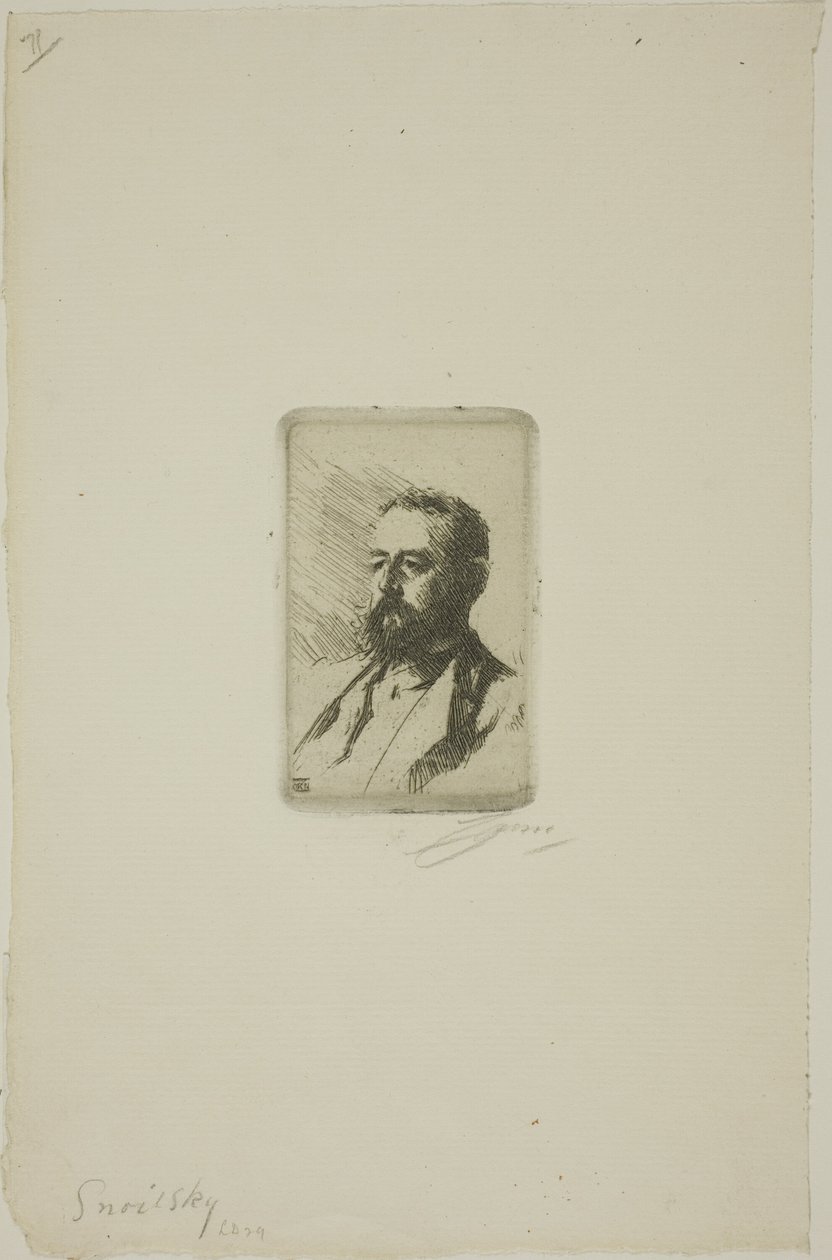 Carl Snoilsky de Anders Leonard Zorn