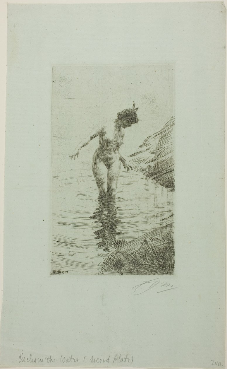 Círculos de água II de Anders Zorn
