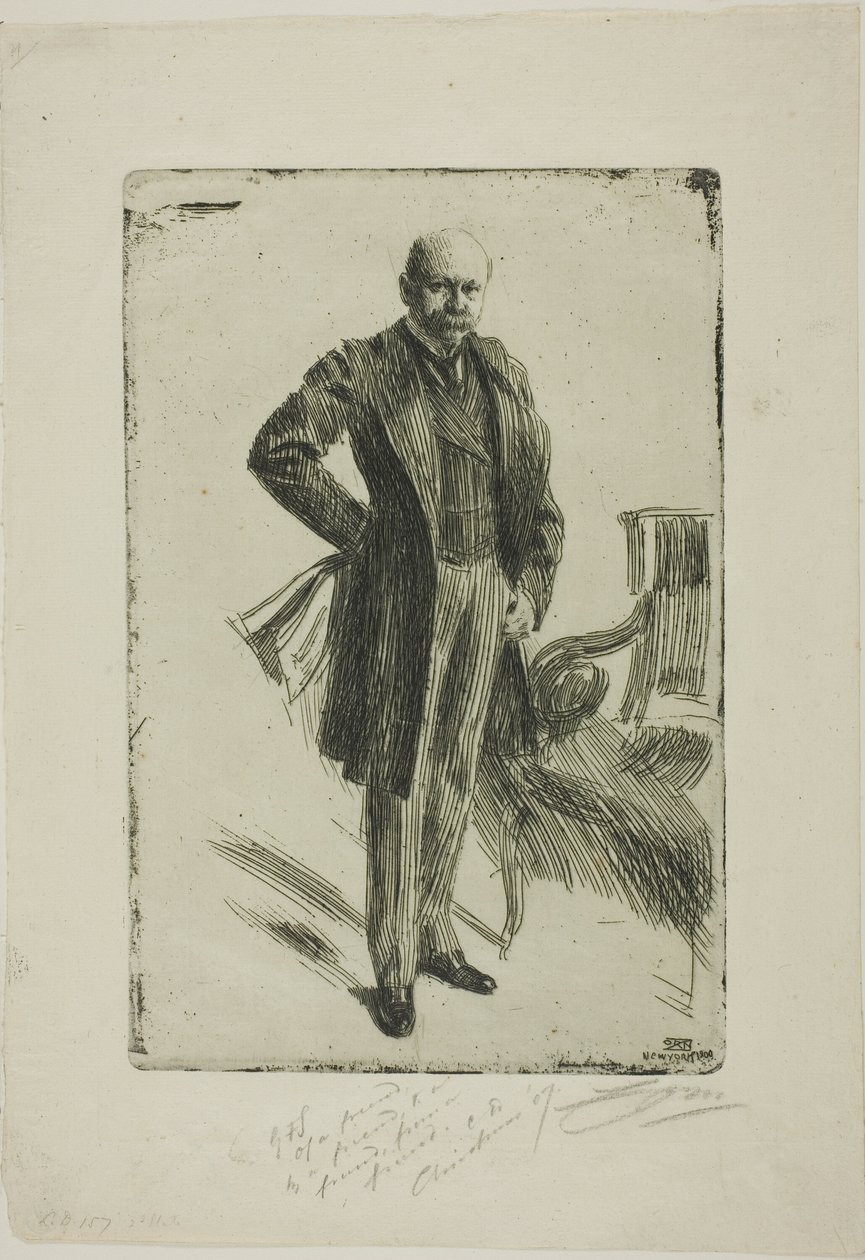 Coronel Lamont I (comprimento total) de Anders Leonard Zorn