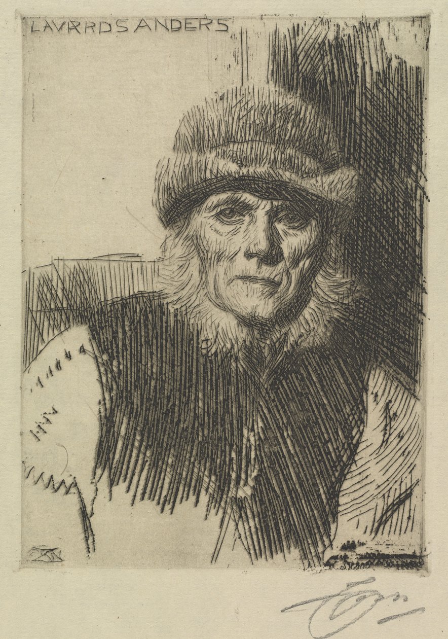 Camponês de Dalarna de Anders Zorn