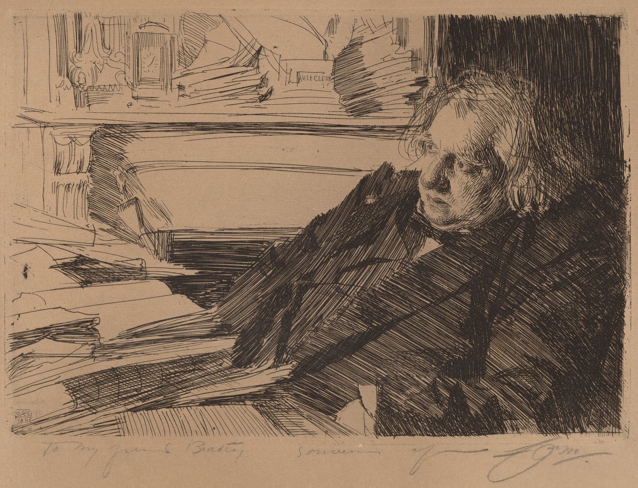 Ernest Renan de Anders Leonard Zorn