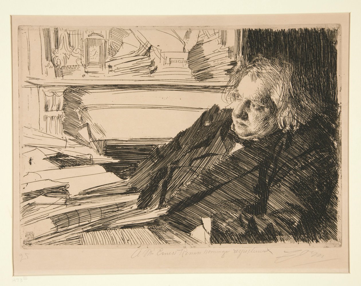 Ernest Renan de Anders Leonard Zorn