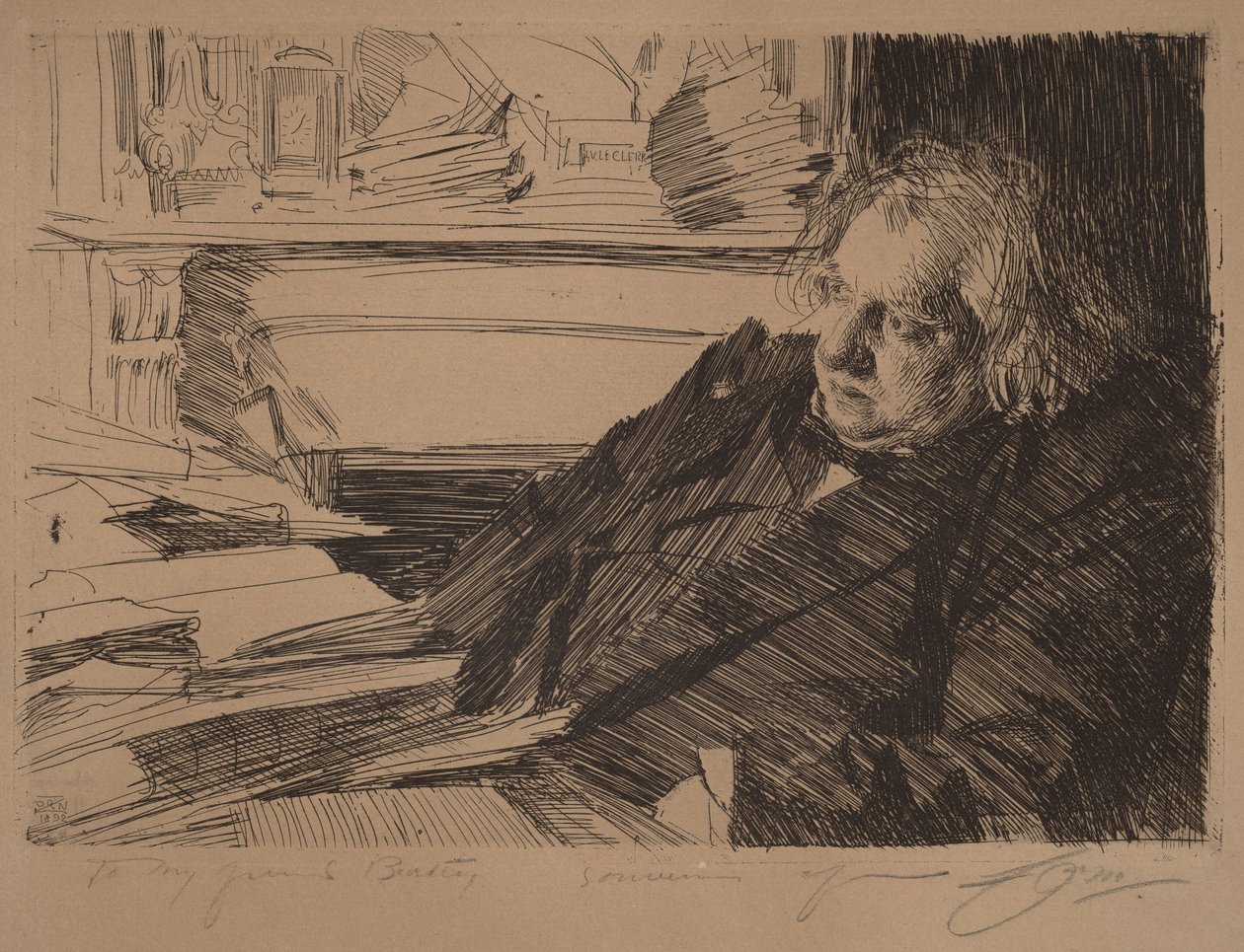 Ernest Renan de Anders Zorn