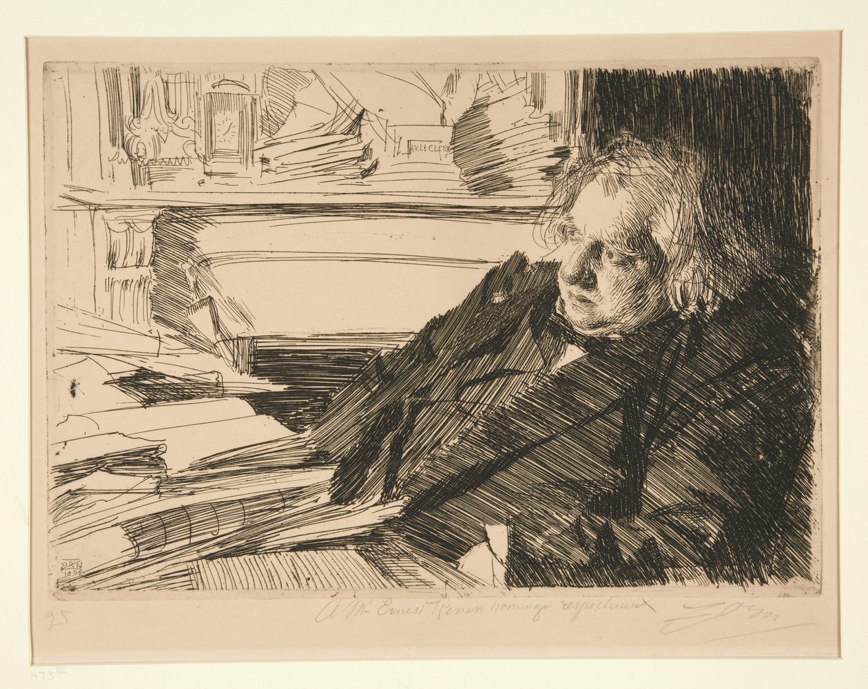Ernest Renan de Anders Zorn