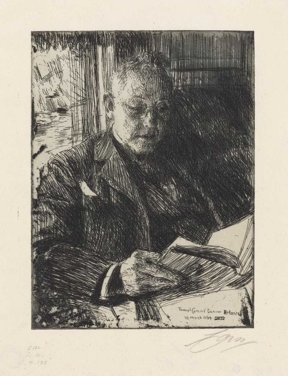 Companheiro de viagem, Sr. Ch. Deering de Anders Zorn