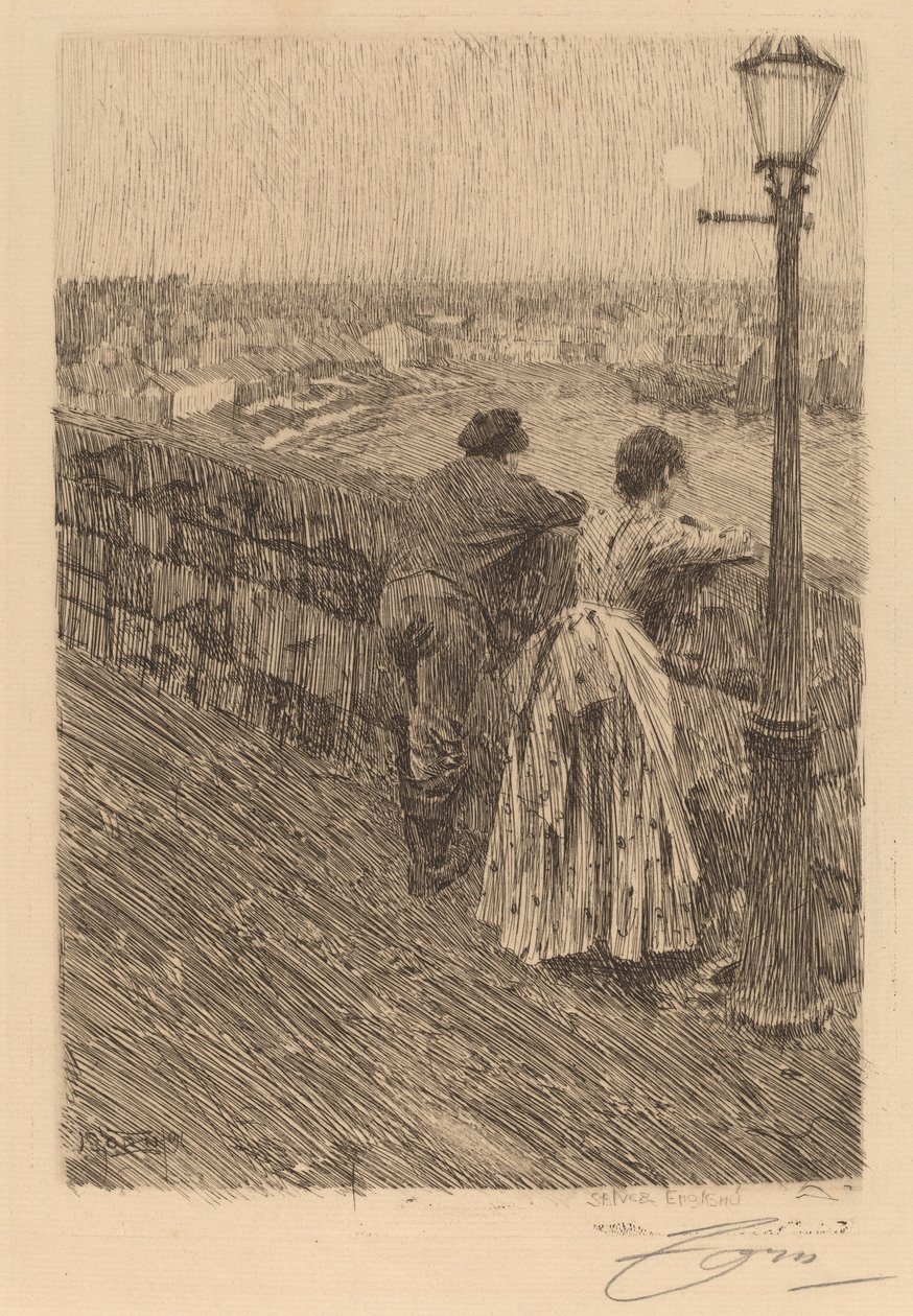 Pescador em Saint Ives de Anders Leonard Zorn