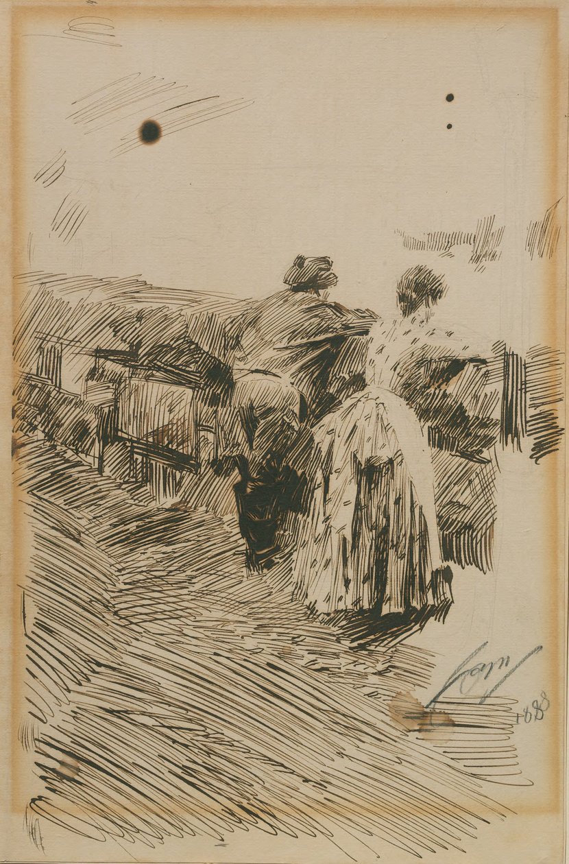 Pescadores em St Ives de Anders Zorn