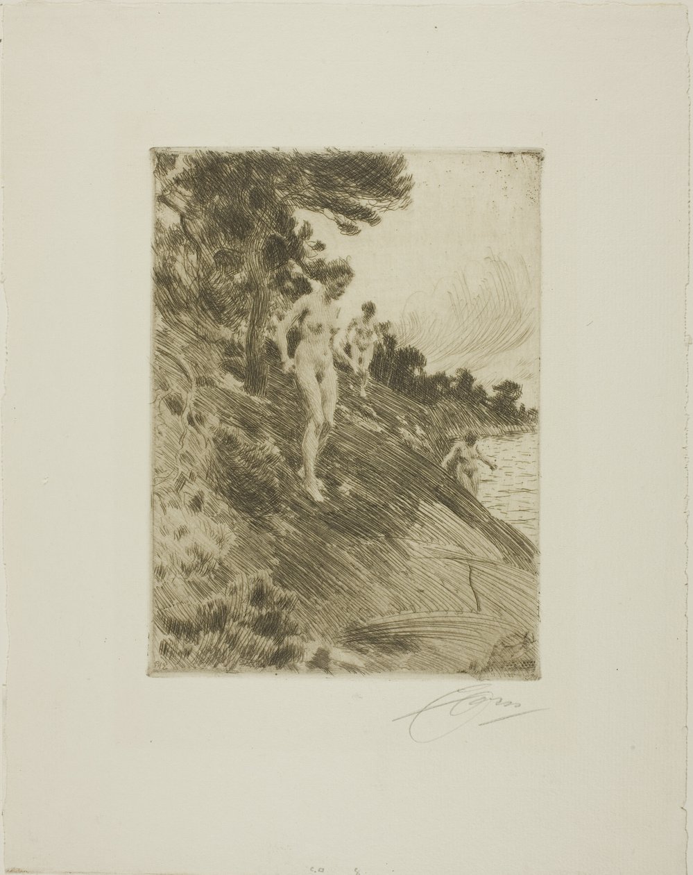 Assustada de Anders Leonard Zorn