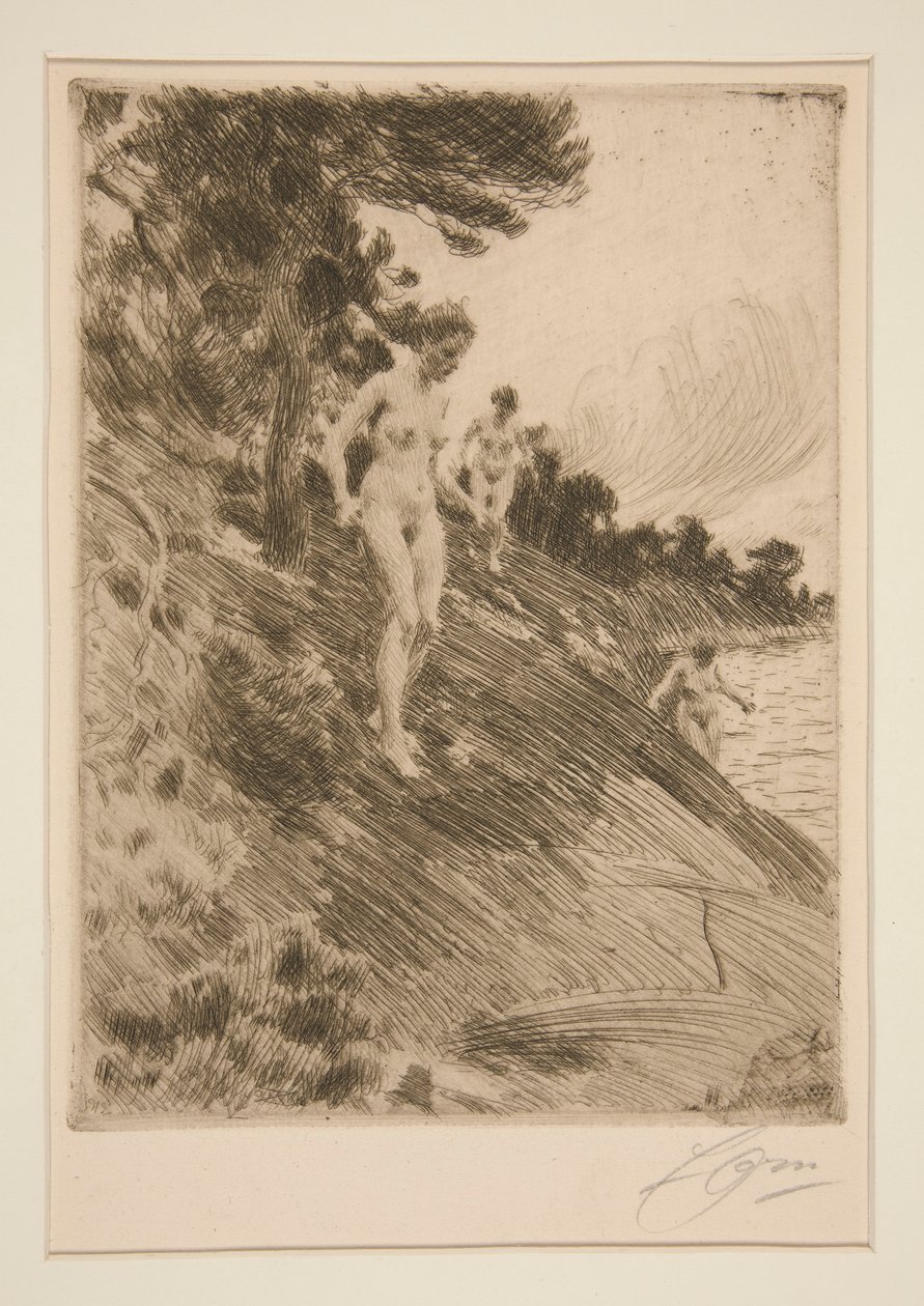 Assustada de Anders Leonard Zorn