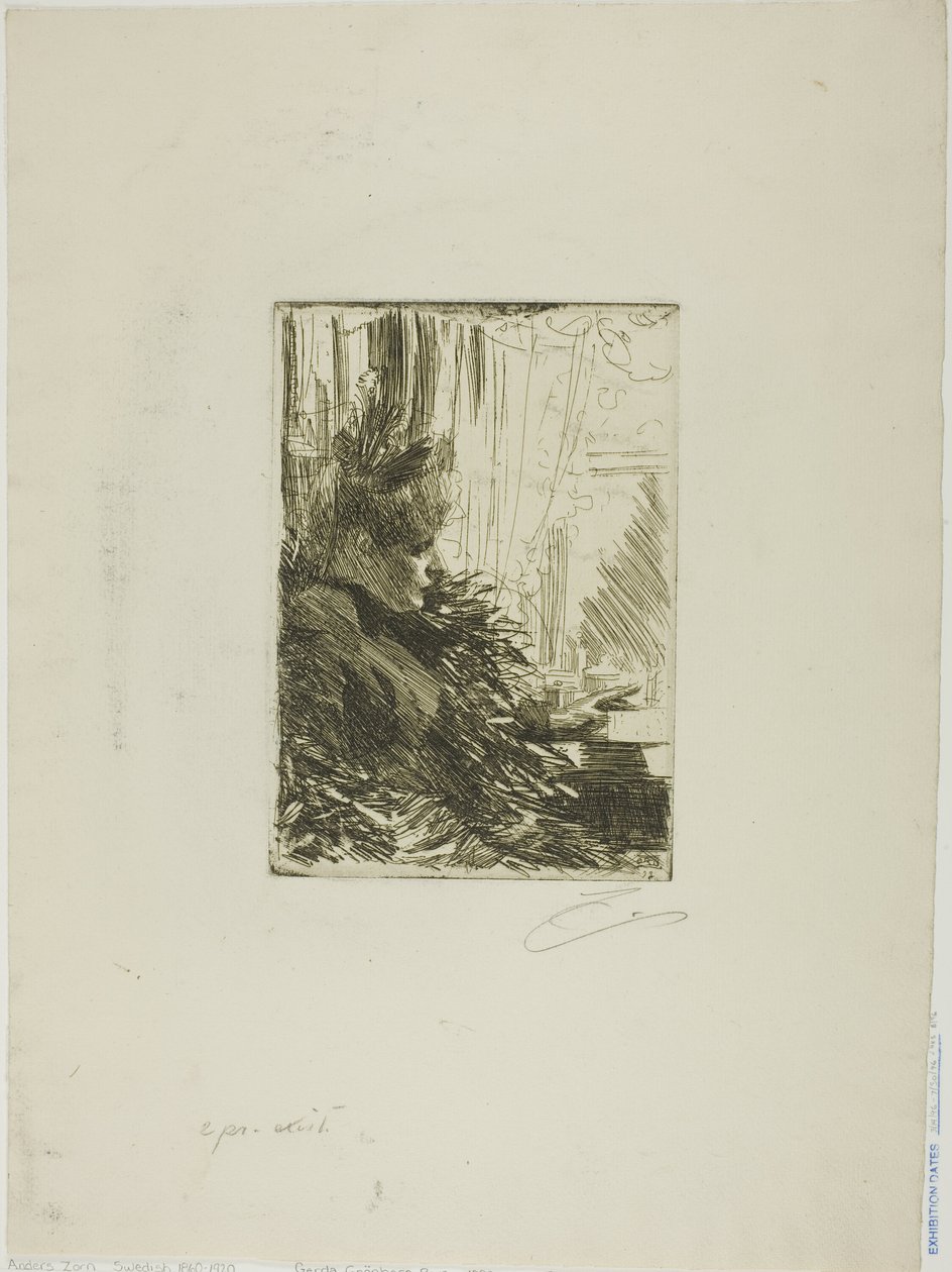 Gerda Grönberg II de Anders Leonard Zorn