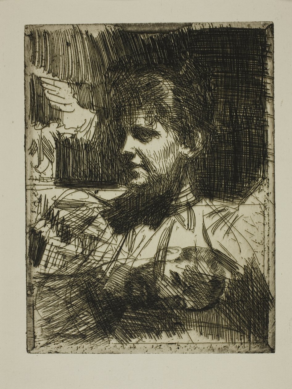 Gerda Hagborg I ("Para agradar") de Anders Leonard Zorn