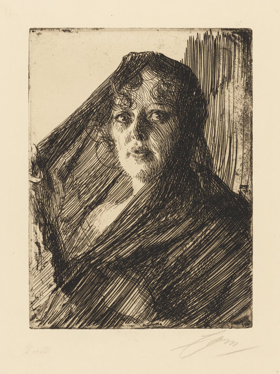 Gerda Lundequist de Anders Zorn