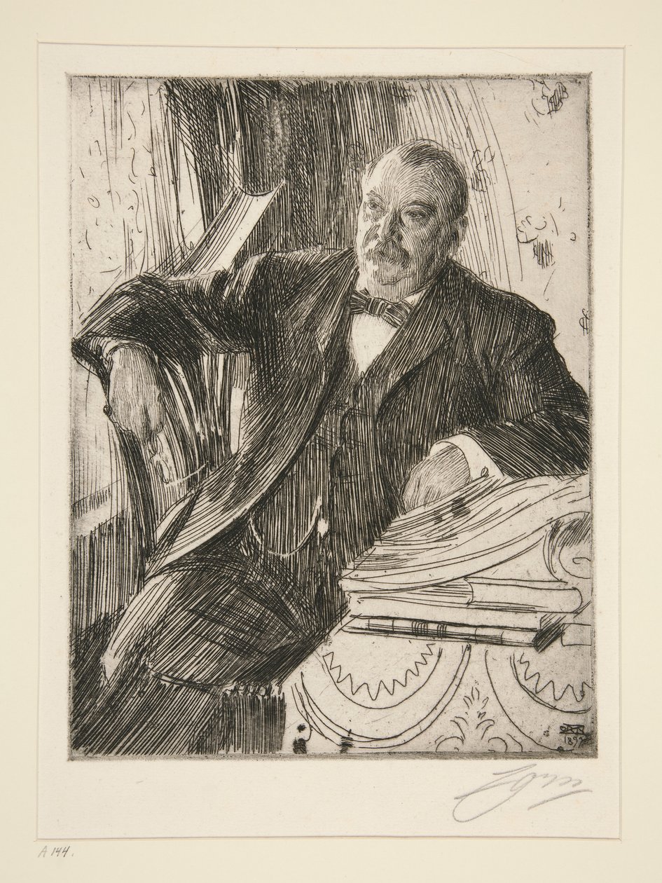 Grover Cleveland II de Anders Leonard Zorn