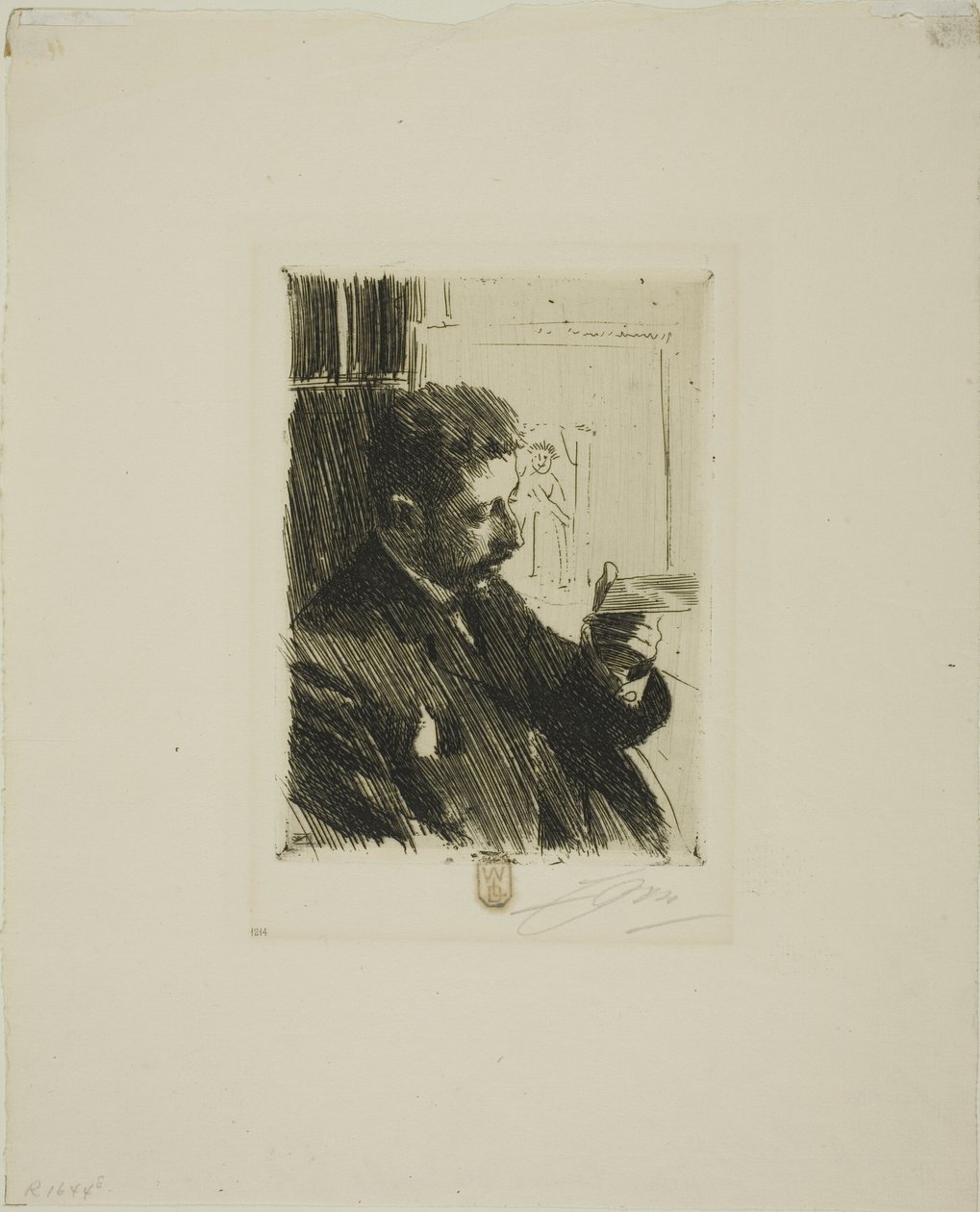 H. R. H. Príncipe Eugênio da Suécia de Anders Leonard Zorn
