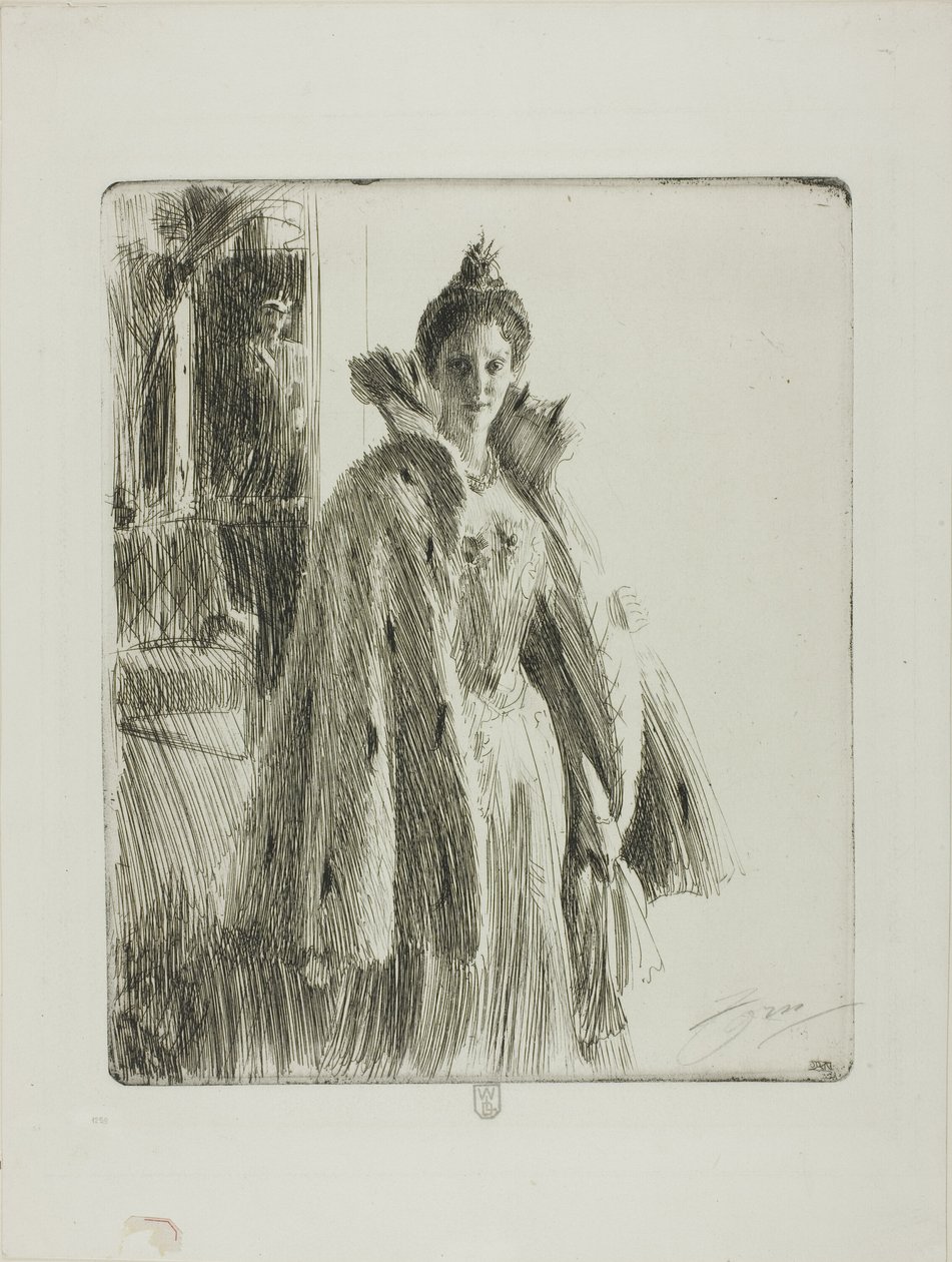 H. R. H. Princesa Ingeborg da Suécia II de Anders Leonard Zorn