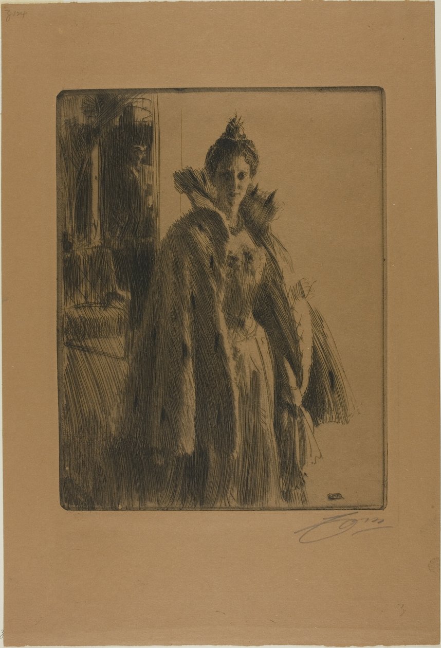 H. R. H. Princesa Ingeborg da Suécia II de Anders Leonard Zorn