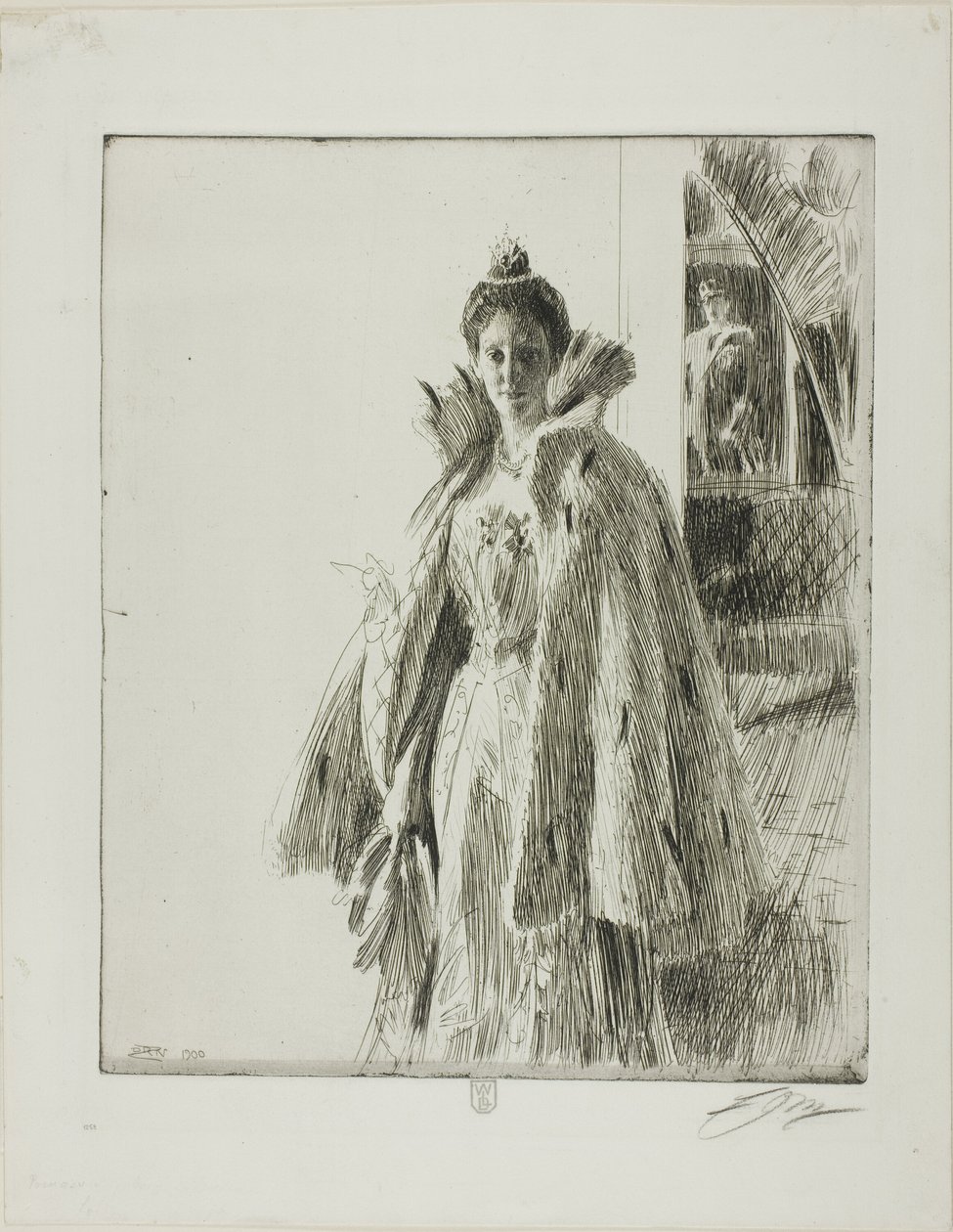 H. R. H. Princesa Ingeborg da Suécia I de Anders Leonard Zorn