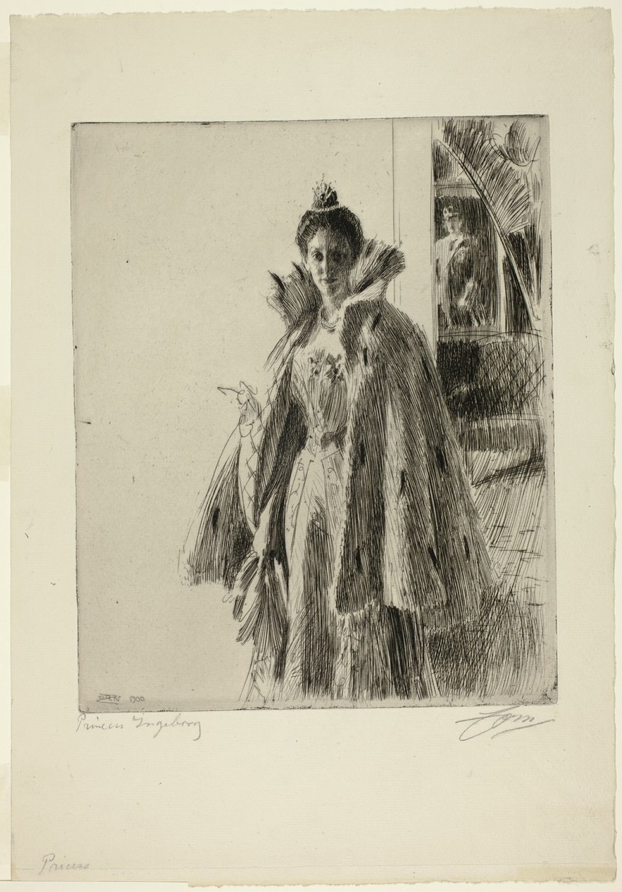 H. R. H. Princesa Ingeborg da Suécia I de Anders Leonard Zorn