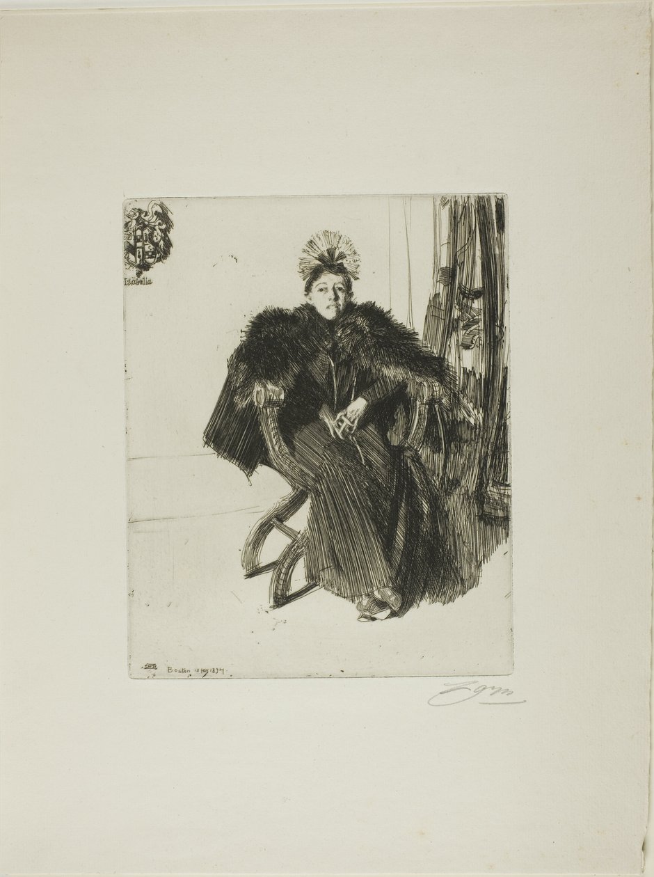 Isabella Gardner de Anders Leonard Zorn