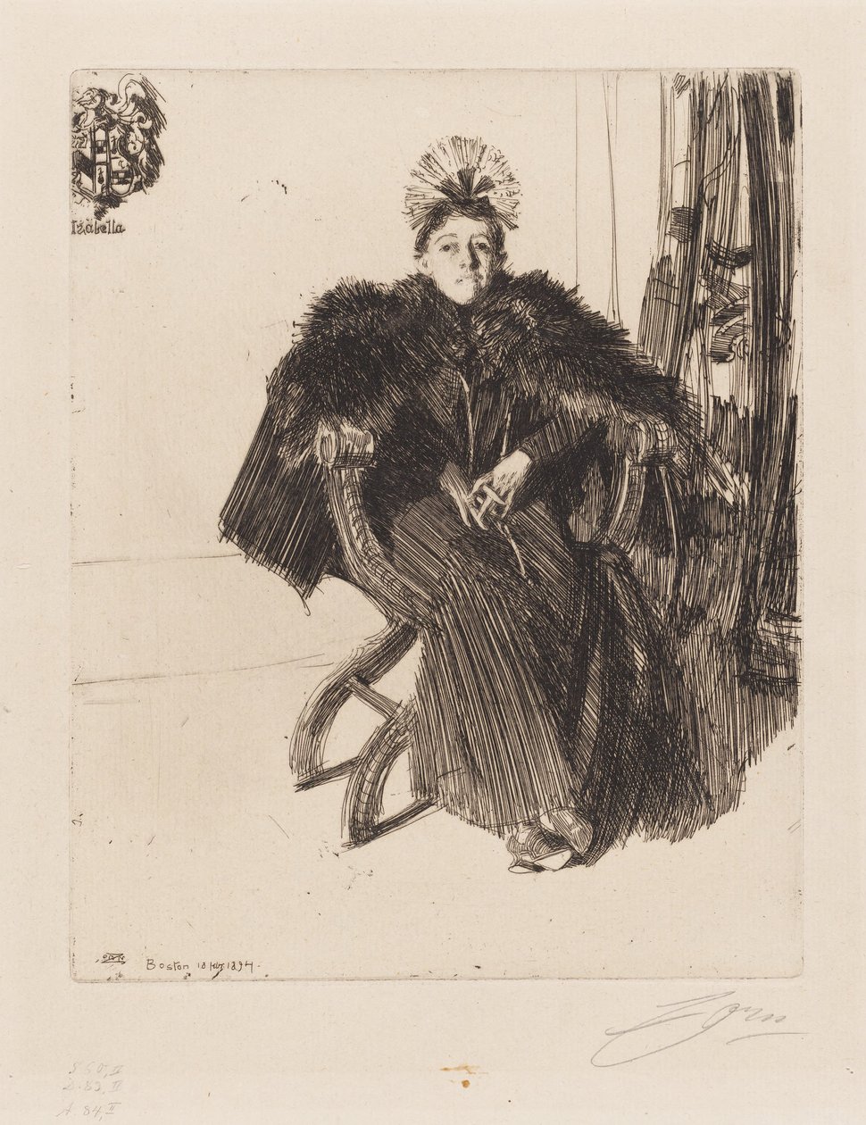 Isabella Gardner de Anders Zorn