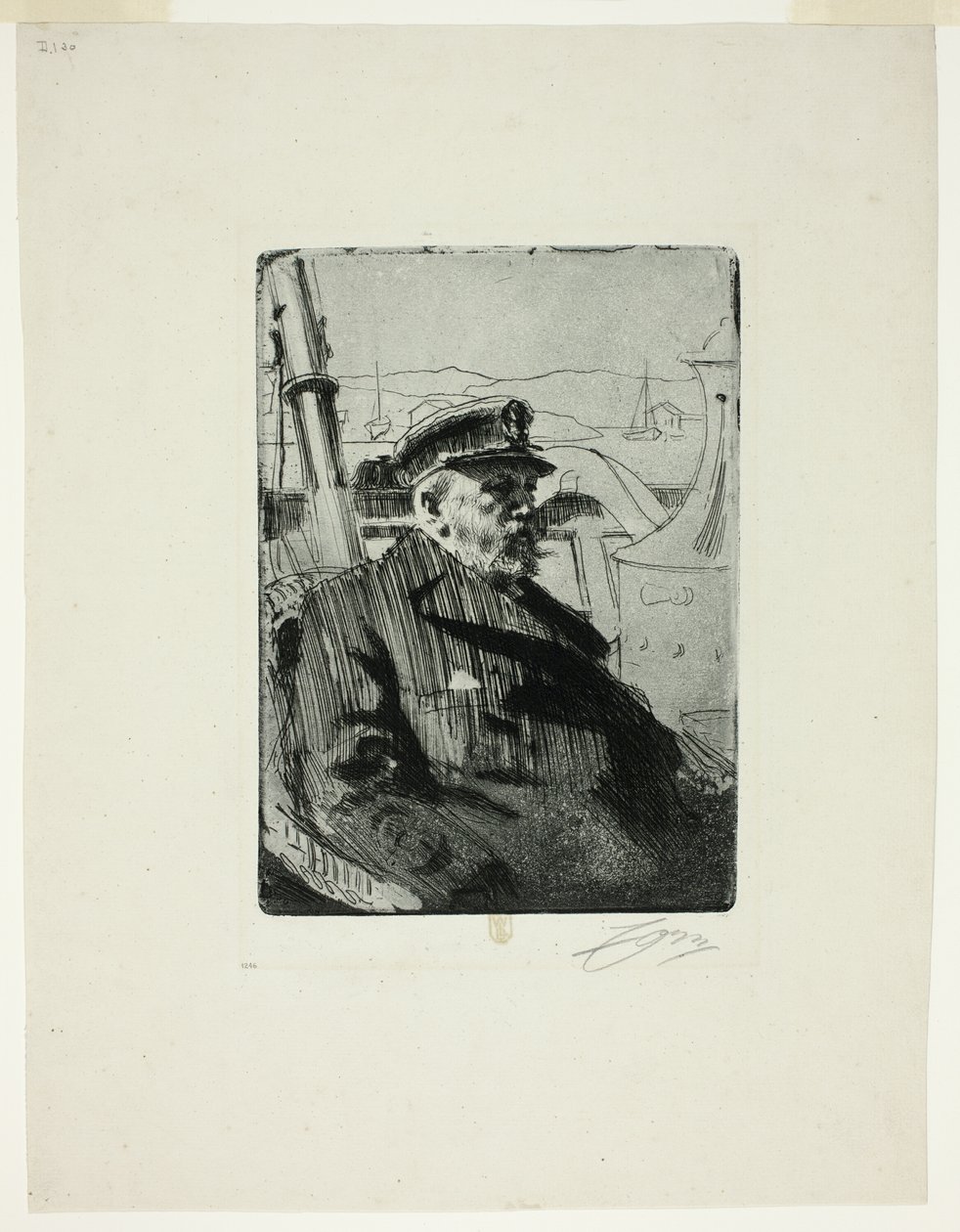 Rei Oscar II (Segunda placa) de Anders Leonard Zorn