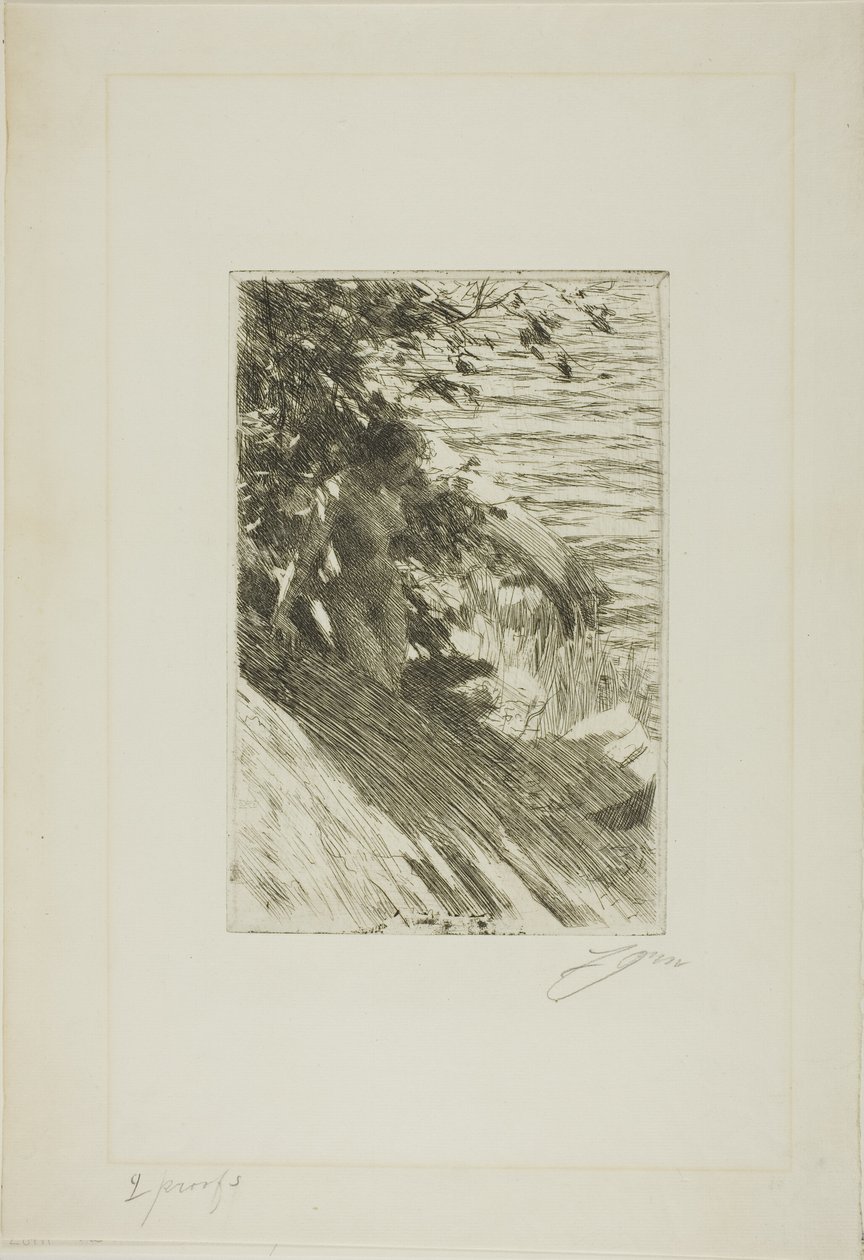 "La Grande Baigneuse" - O Grande Banhista de Anders Leonard Zorn