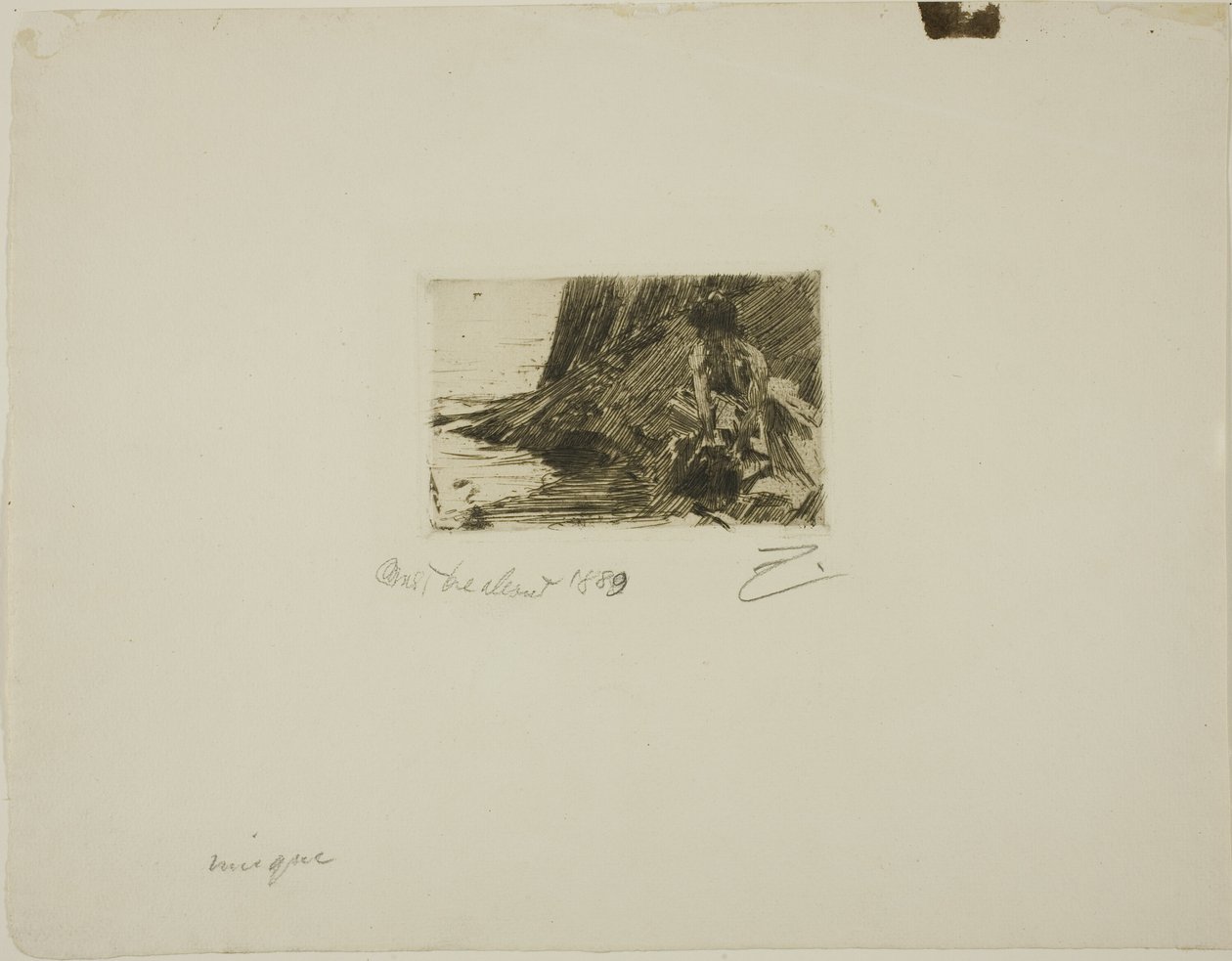"La Petite Baigneuse" - A Pequena Banhista de Anders Leonard Zorn