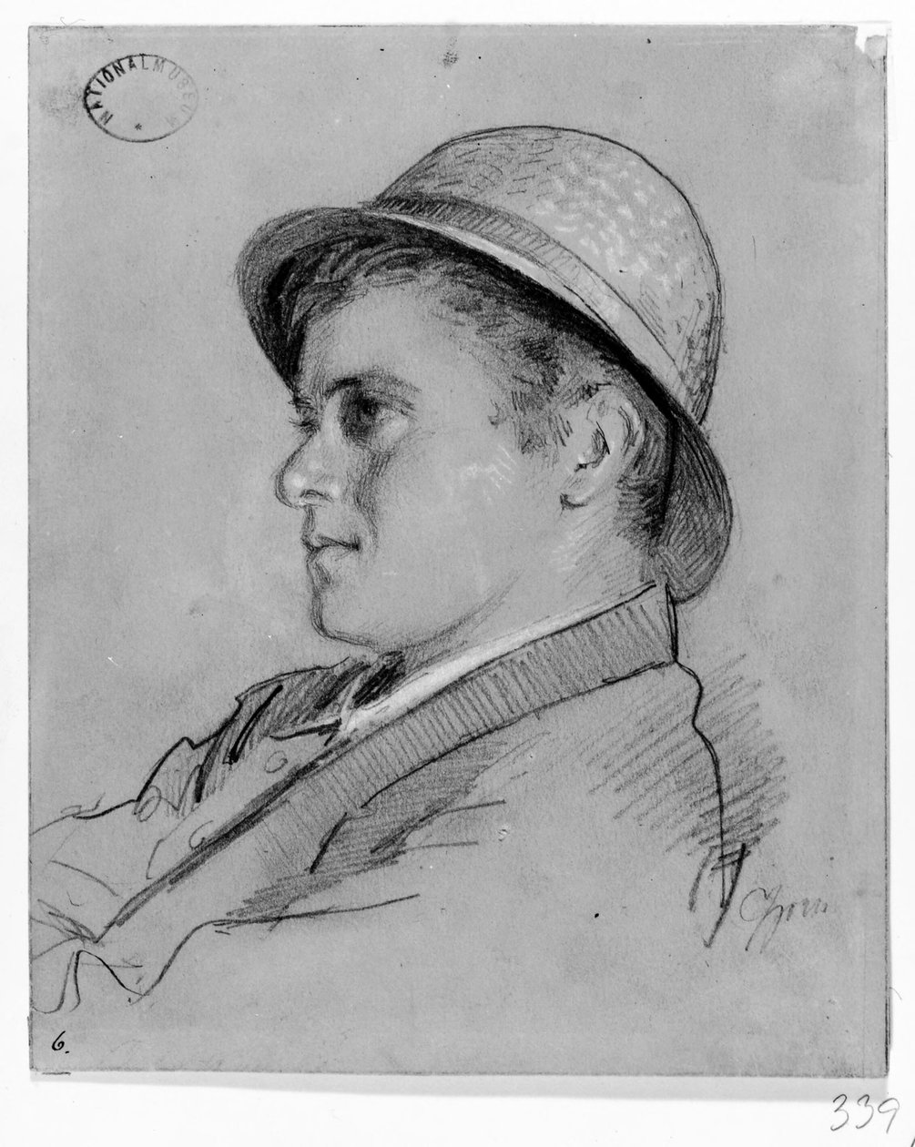 O pintor paisagista Olof Grafström de Anders Zorn