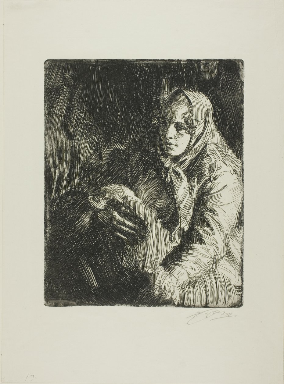 Madona (uma mãe) de Anders Leonard Zorn