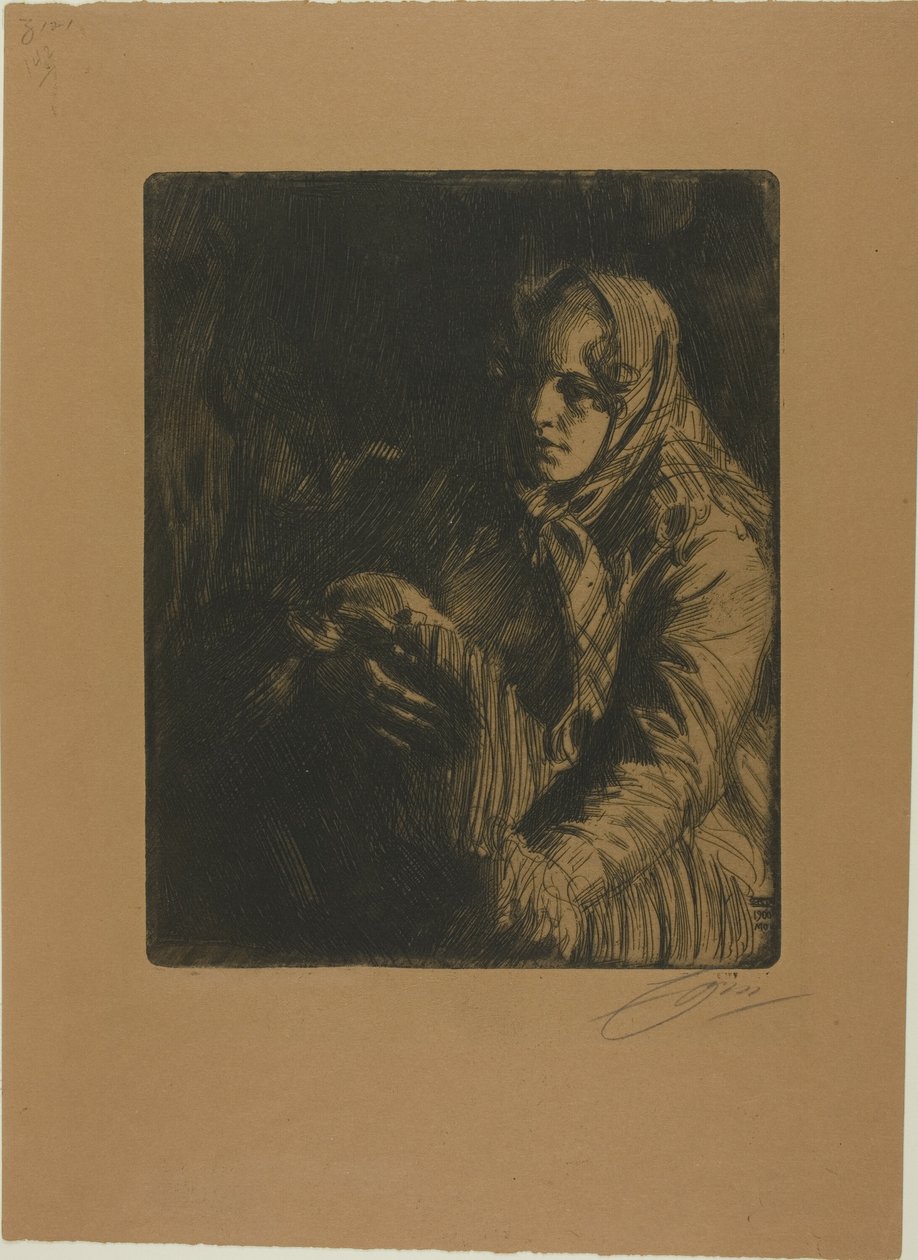 Madona (uma mãe) de Anders Leonard Zorn