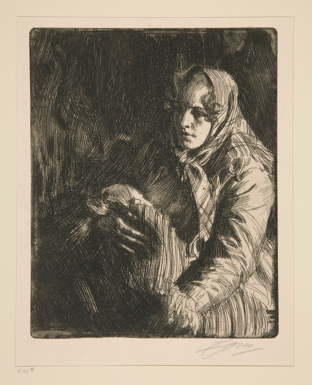 Madonna (Uma Mãe) de Anders Leonard Zorn