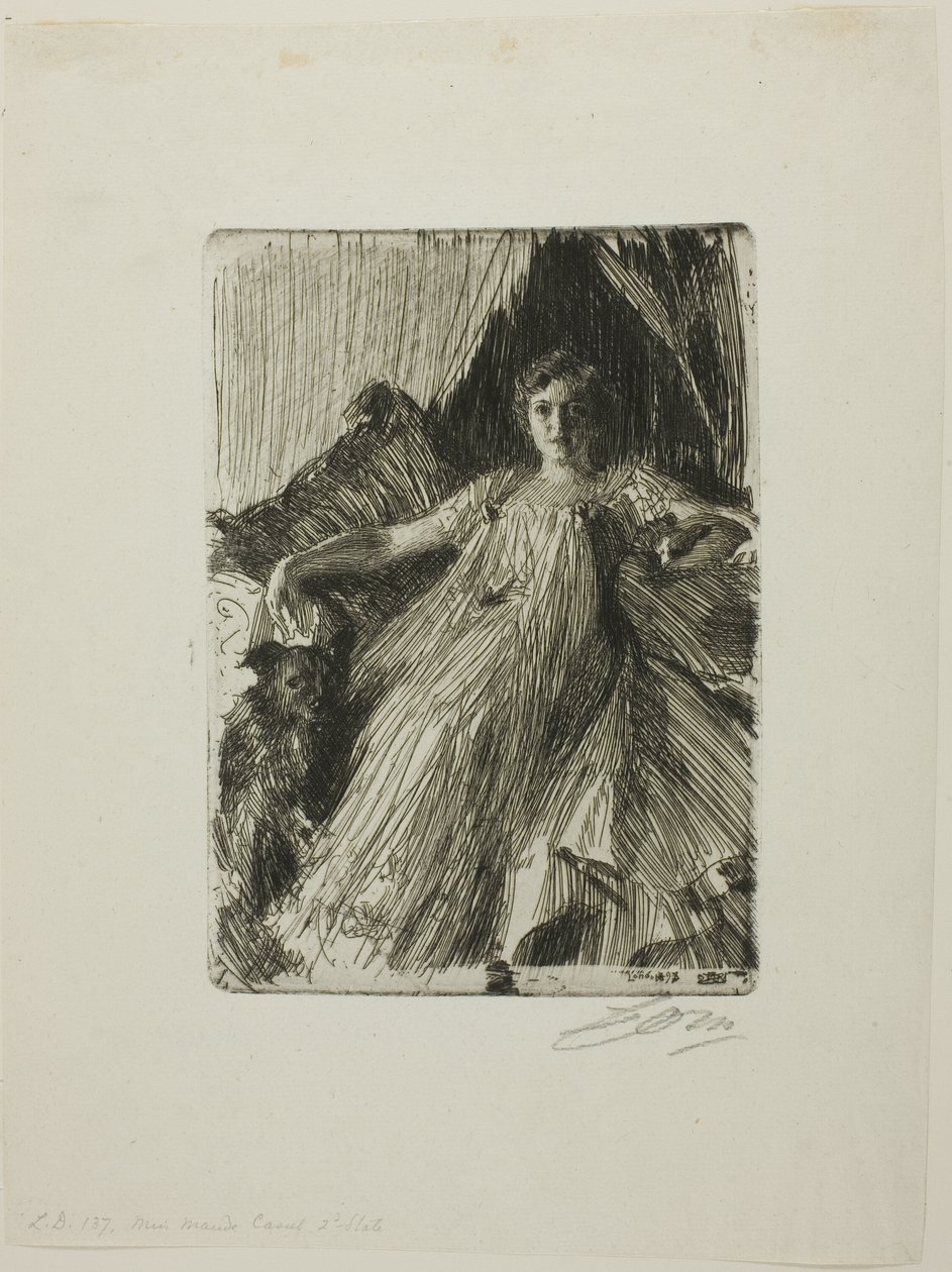 Maud Cassel (Sra. Ashley) de Anders Leonard Zorn