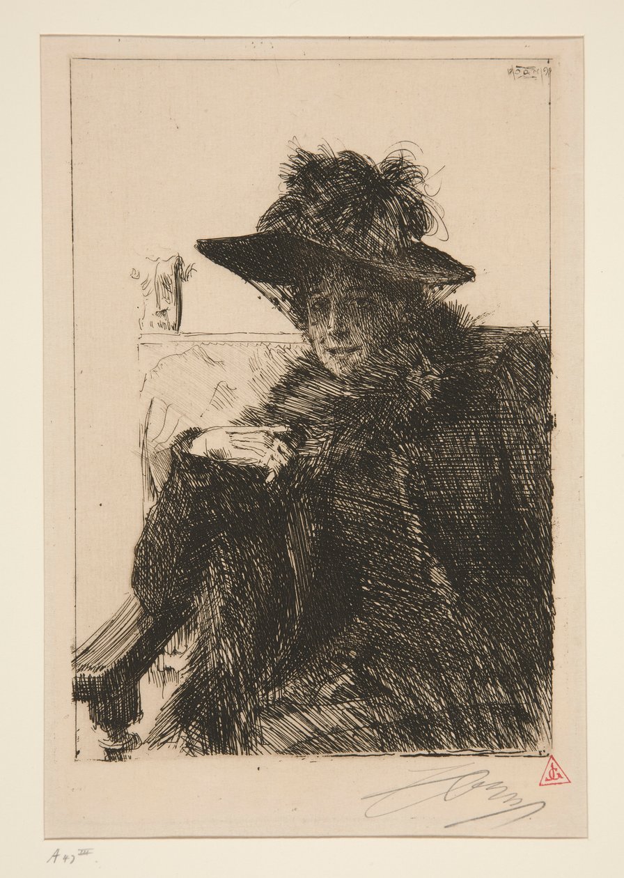 Mme. Armand Dayot de Anders Leonard Zorn