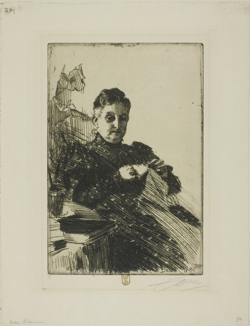Mme Lamm II de Anders Leonard Zorn