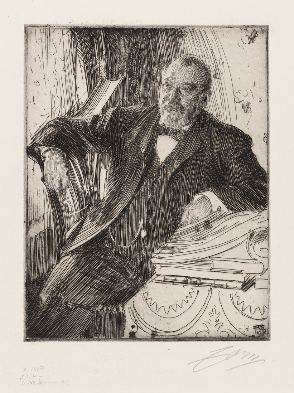 Sr. Grover Cleveland de Anders Zorn