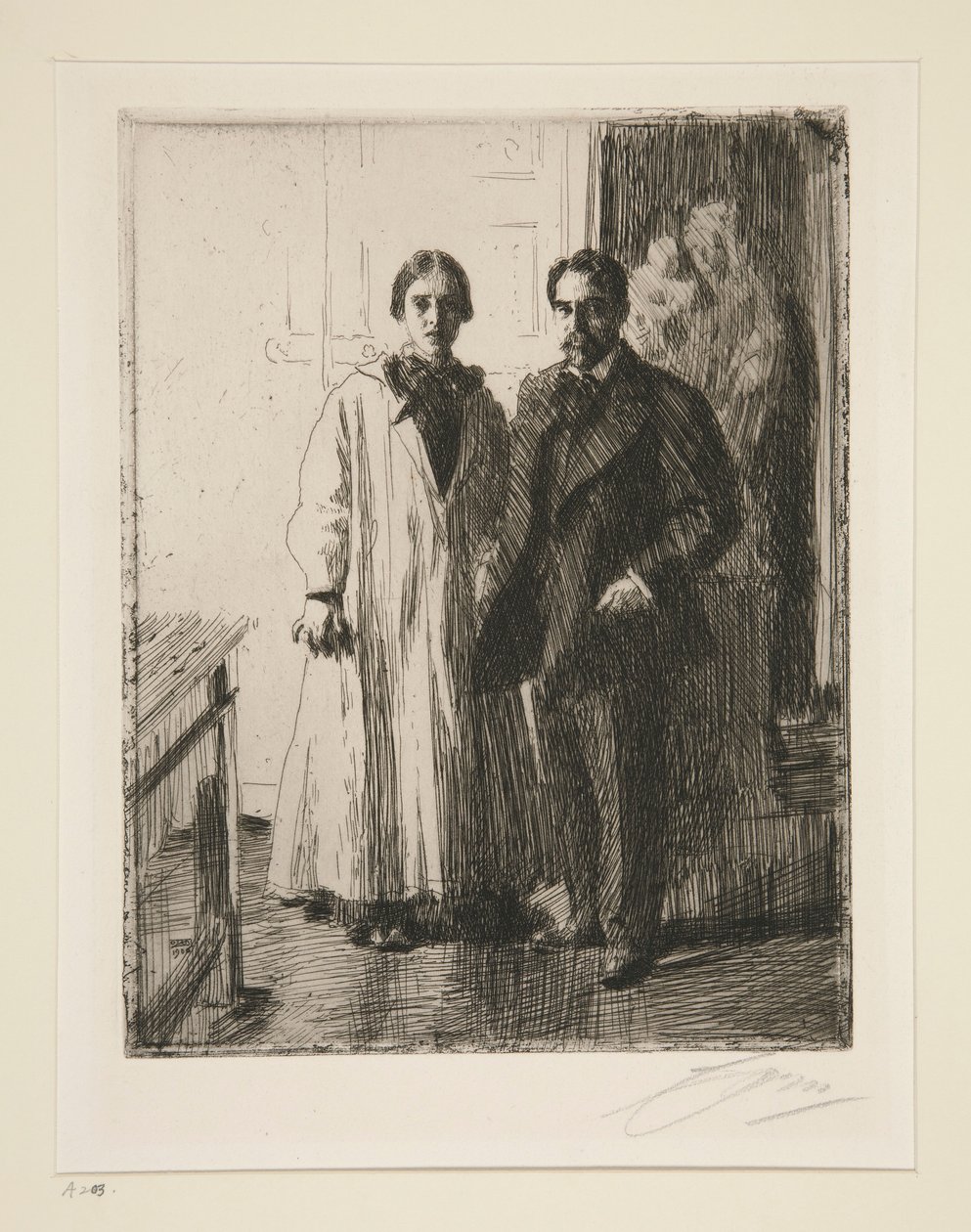 Sr. e Sra. Atherton Curtis de Anders Leonard Zorn