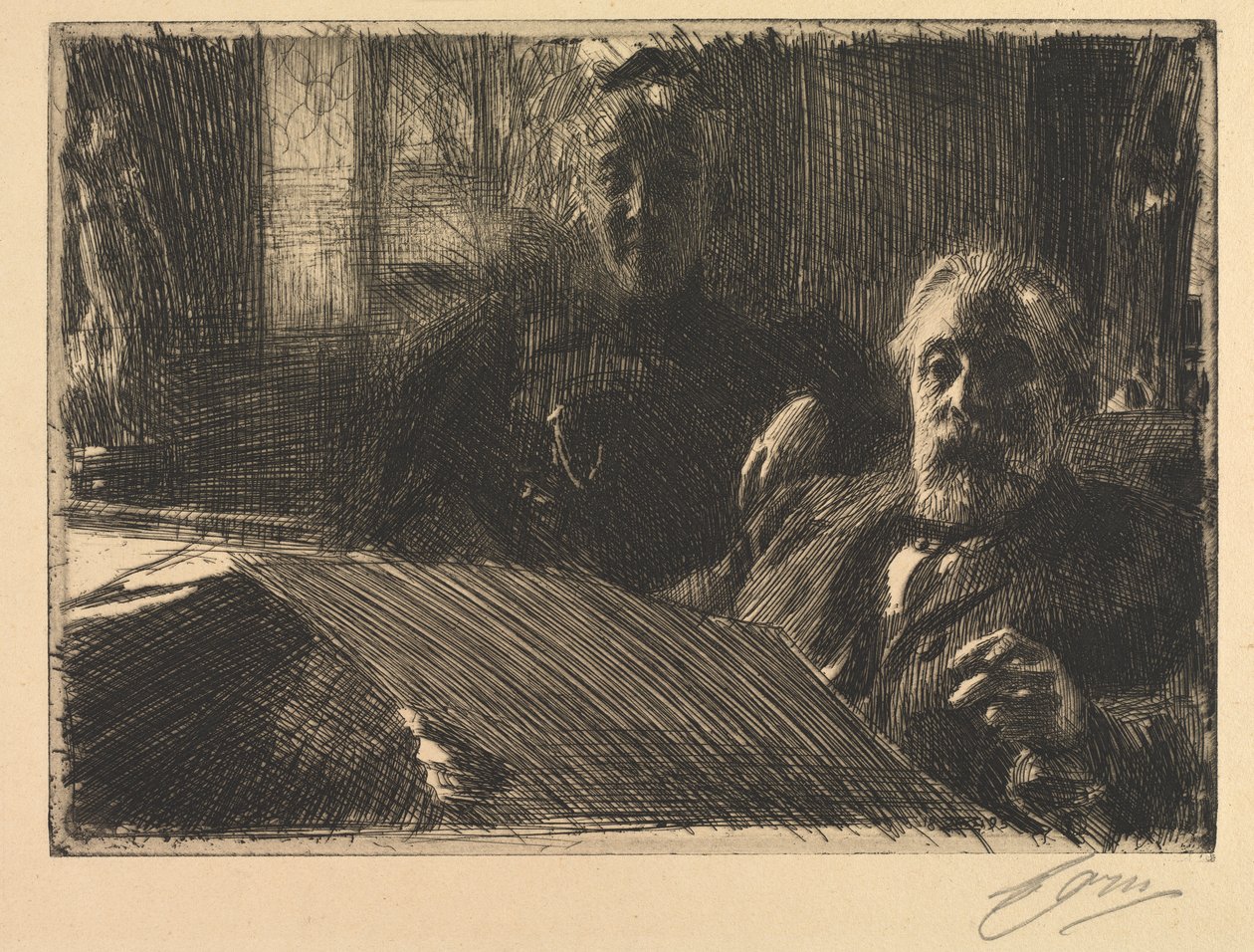 Sr. e Sra. Fürstenberg de Anders Leonard Zorn