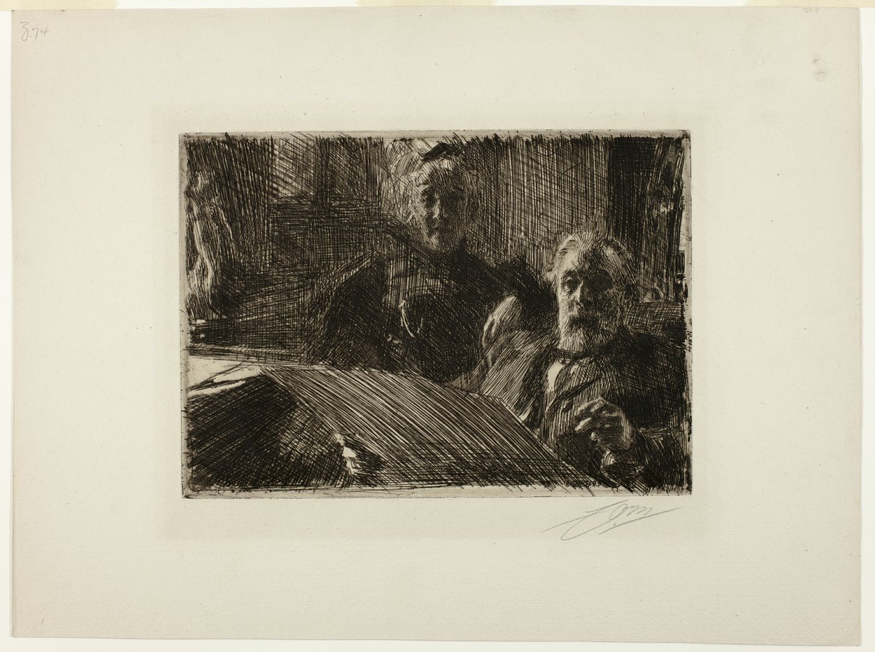 Sr. e Sra. Fürstenberg de Anders Leonard Zorn