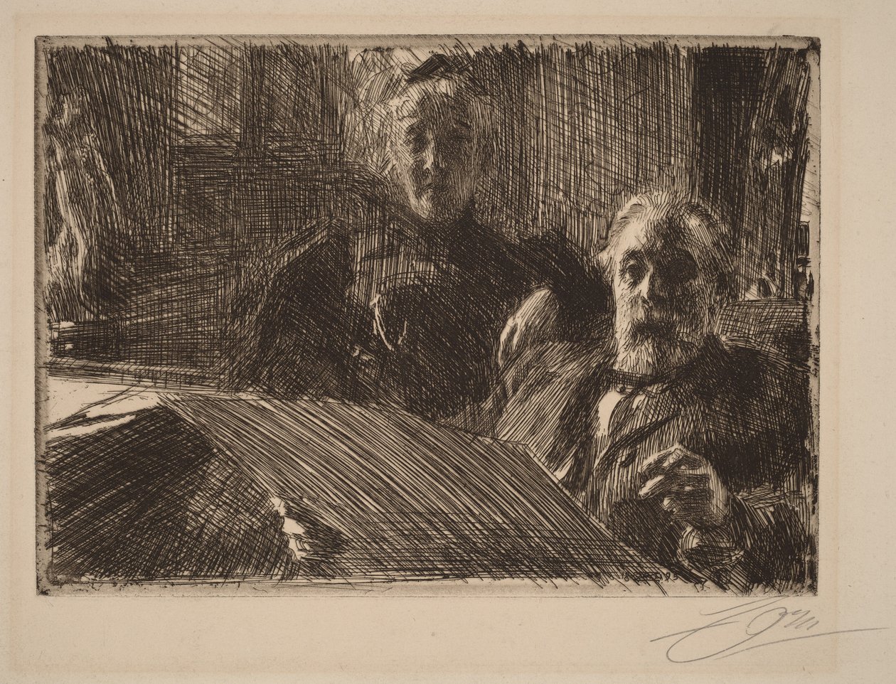 O Sr. e a Sra. Furstenburg de Anders Zorn