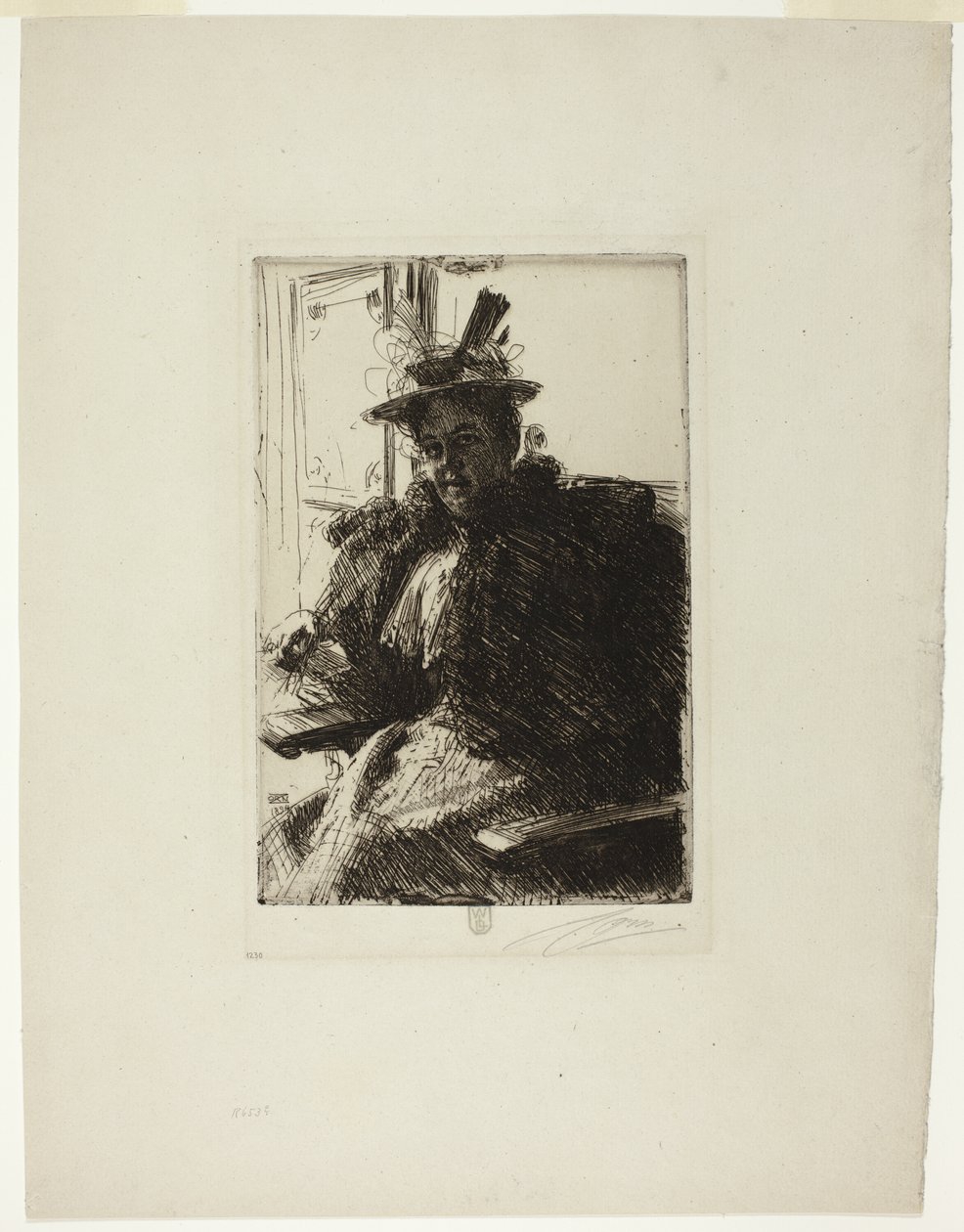 Sra. Armadura de Anders Leonard Zorn
