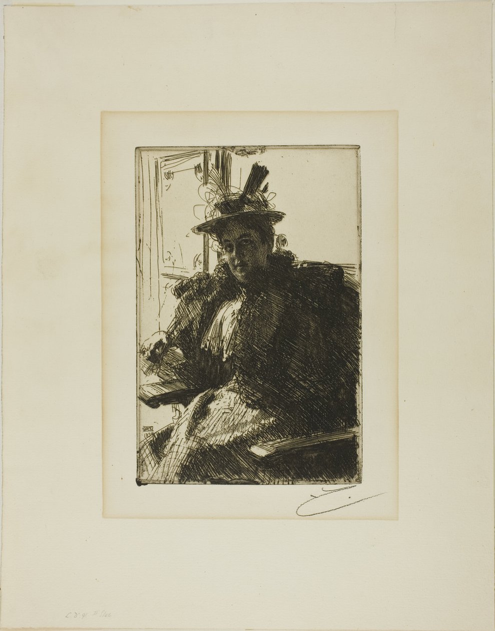 Sra. Armadura de Anders Leonard Zorn