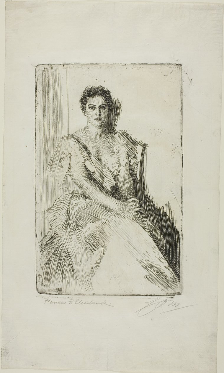 Sra. Cleveland II de Anders Leonard Zorn