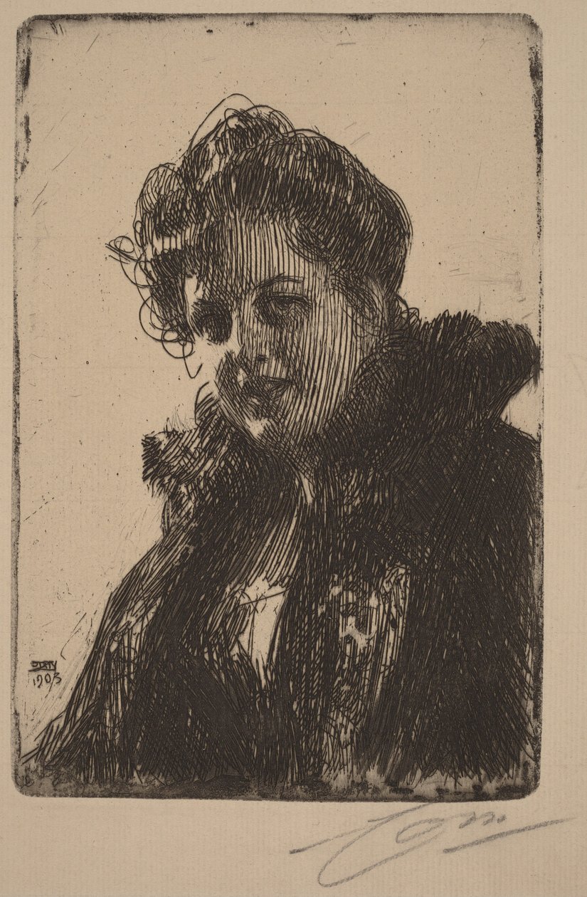 Senhora Granberg de Anders Zorn