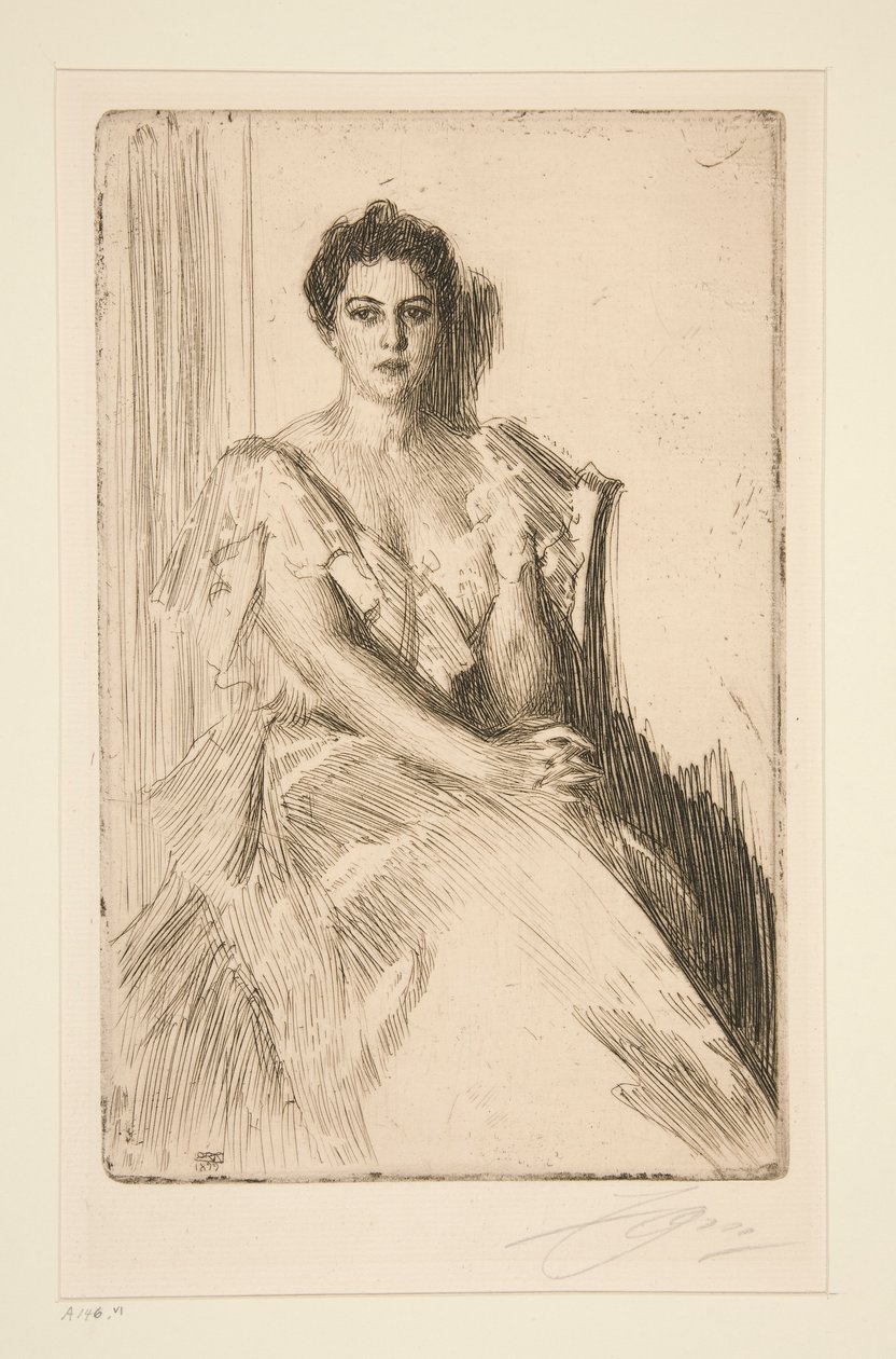 Sra. Grover Cleveland II de Anders Leonard Zorn