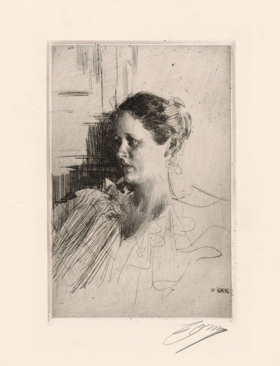 Sra. Nagel de Anders Leonard Zorn
