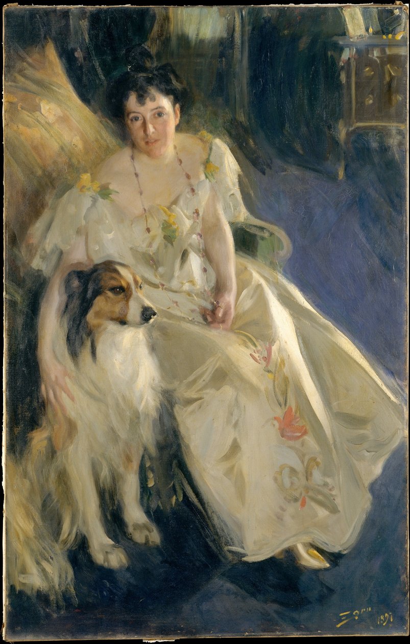 Senhora Walter Rathbone Bacon (Virginia Purdy Barker, 1862-1919) de Anders Zorn
