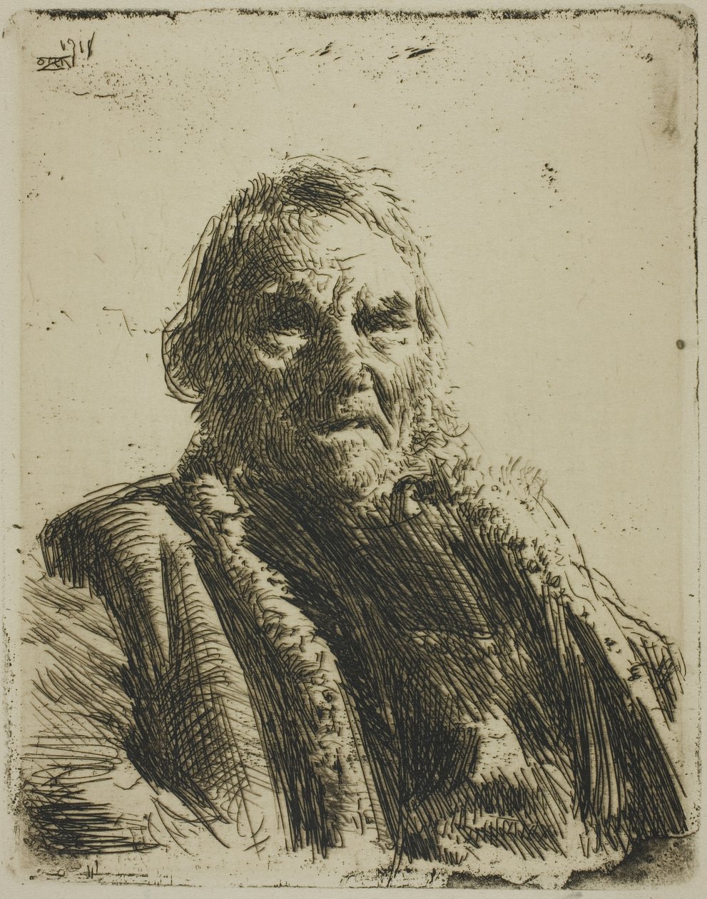 Velho Soldado ("O Príncipe") de Anders Leonard Zorn