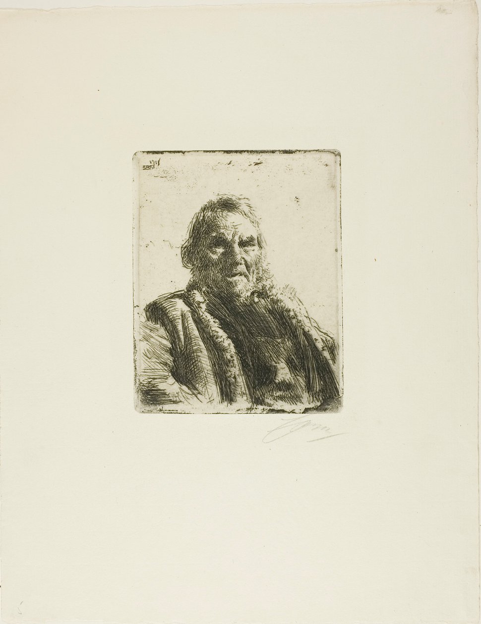 Velho Soldado ("O Príncipe") de Anders Leonard Zorn