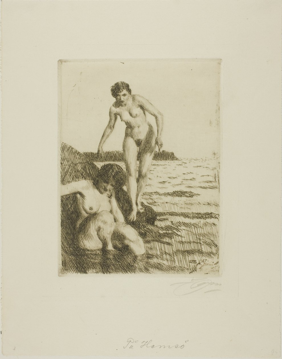 Na ilha de Hemsö de Anders Leonard Zorn