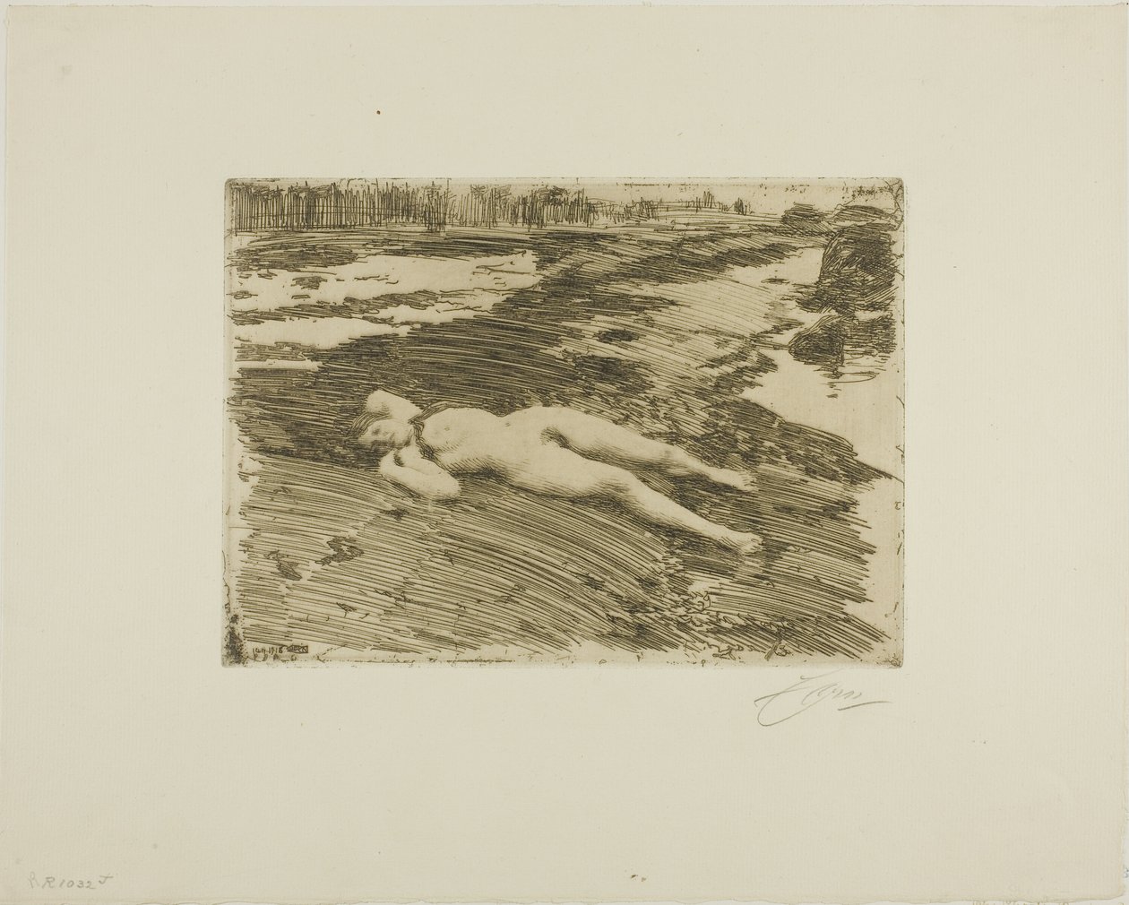 Nas areias de Anders Leonard Zorn